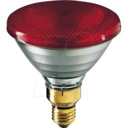 PHILIPS PHI 12891115 - Lámpara de calor InfraPhil E27, 100 W, rojo, par38