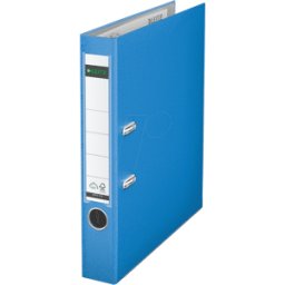 LEITZ 10155030 - Carpeta de calidad PP 180°, a4, 50 mm, azul claro