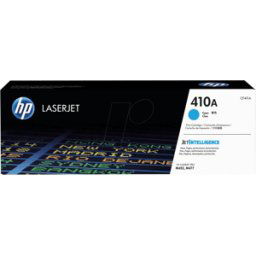 HEWLETT PACKARD TONER CF411A - Tóner HP, cian, 410A, original