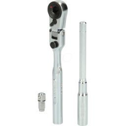 KS TOOLS GMBH KS 918.1590 - Juego de carraca conmutable de 1/4'' para puntas, 3 piezas