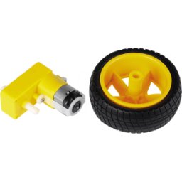 JOY-IT COM MOTOR04 - Motor reductor con rueda, 3 .. 9 V CC
