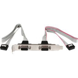 STARTECH.COM ST PLATE9M2P16 - Panel de ranura 2x DB-9 > 2x IDC