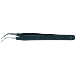 KNIPEX KN 92 38 75 ESD - Pinzas, forma de hoz, puntiaguda, 130 mm, ESD