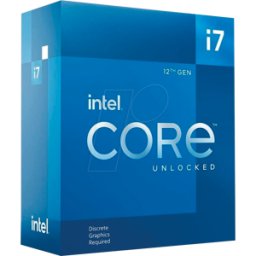 BX8071512700KF - Intel Core i7-12700KF, 3,60 GHz, en caja, 1700