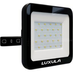 LUXULA LX-400151 - Proyector LED, 20 W, 4000 K, 1900 lm, negro, IP65