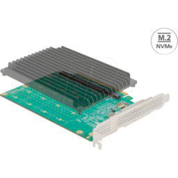 DELOCK 90054 - PCIe x16 > 4 x disipador de calor M.2 Key M NVMe
