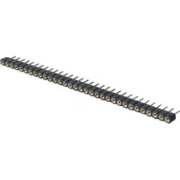 FREI SPL 32 - Regleta de conectores hembra, 32 polos, 1 fila, RM 2,54, recto