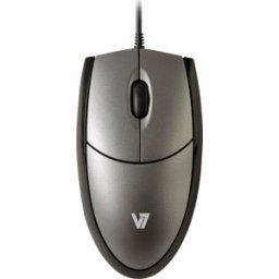 V7 MV30000105EC - Ratón (ratón), cable, USB, negro