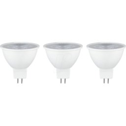 PAULMANN PLM 28913 - Iluminador LED GU5.3, 6 W, 450 lm, 2700 K, 36°, Pack de 3
