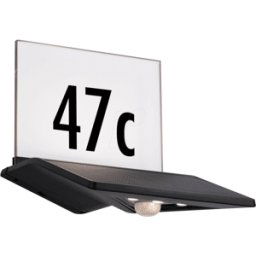 PAULMANN PLM 94243 - Luz solar del LED, luz del número de la casa, antracita,