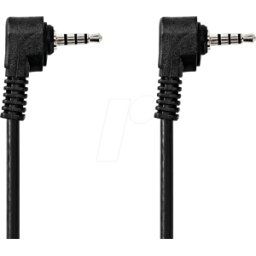 NEDIS N CVGL22000BK20 - Cable de audio, conector de 3,5 mm, conector de 3,5 mm, 2.00m
