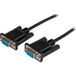 STARTECH.COM ST SCNM9FF2MBK - Cable de módem nulo, 9 pines, hembra/hembra, 2 m.