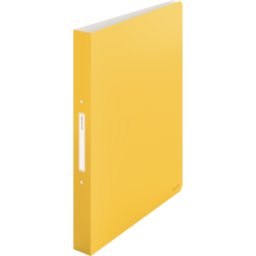 LEITZ 42380019 - Cuaderno de anillas PP 2 anillos, Cosy, amarillo