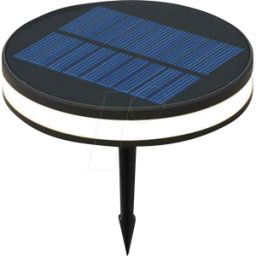 V-TAC VT-23015 - Luminaria LED solar para jardín, 1,8 W, 90 lm, 3000 K, IP