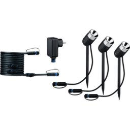 PAULMANN PLM 94242 - Punta de tierra Plug&Shine,; 3000 K, 3,5W, antracita, con conecto