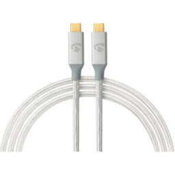 NEDIS N CCTB64020AL10 - Cable USB 3.2, conector C, 20 Gbps, nylon, 1,0 m
