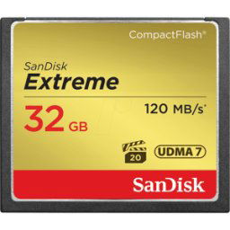 SDCFXSB-032G-G46 - Tarjeta de memoria CF 32GB, SANDISK Extreme 120MB/s.