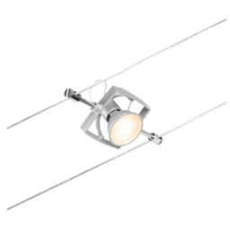 PAULMANN PLM 94431 - Sistema de cable WireSystem Spot MacII, cromado mate, ampliaci&o