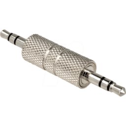DELOCK 65629 - Conector macho jack estéreo de 3,5 mm a conector macho