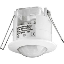 GOOBAY IR-MELDER IDU - Detector de movimiento IR 360°, montaje empotrado