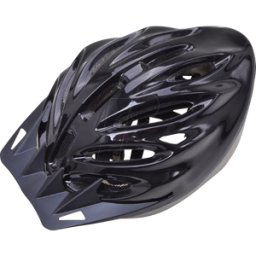 FREI BIKE 46607 - Casco para bicicleta, 55-59 cm, negro brillante, ITV/GS