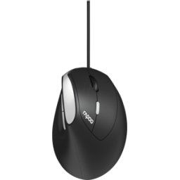 RAPOO EV200 SW - Ratón (ratón), cable, USB, ergonómico, negr