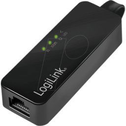 LOGILINK UA0184A - Tarjeta de red, USB 3.0, Gigabit Ethernet, 1 RJ45