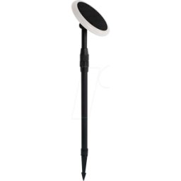 V-TAC VT-6668 - Luminaria solar de jardín, 3 W, 260 lm, 3000 K, paquete d
