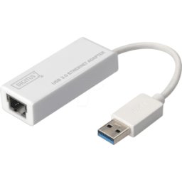 DIGITUS DN-3023 - Tarjeta de red, USB 3,0, Gigabit Ethernet, 1x RJ45