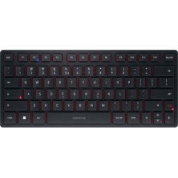 CHERRY JK-9250EU-2 - Teclado inalámbrico, Bluetooth, negro, EE.UU., QWERTY