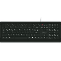 MEDIARANGE MR OS101 - Teclado, USB, negro, plano
