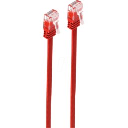 SHIVERPEAKS SHVP SP725-SLR - Cat.6 U/UTP cable plano, SLIM, rojo, 15m..