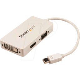 STARTECH.COM ST MDP2VGDVHDW - Adaptador de DisplayPort, mini conector DP a VGA / HDMI / DVI