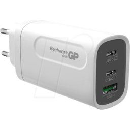 GP-BATTERIES GP GM3A - Cargador USB (PD), GaN, 5-20 V, 5000 mA, USB-C, QC 4+