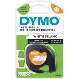 DYMO S0718850 - Banda de apoyo, negro/blanco, LetraTag®