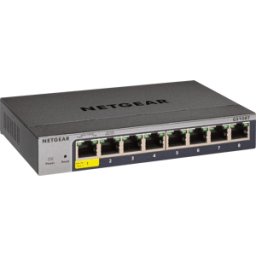 NETGEAR GS108T3 - Switch, 8 puertos, Gigabit Ethernet, PoE