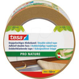 TESA 56452 - Cinta adhesiva de doble cara PRO NATURE, 25 m..