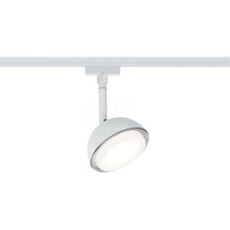 PAULMANN PLM 95509 - Urail Punto de pista led Hemi, 425 lm, 5 W, 3000 K, blanco