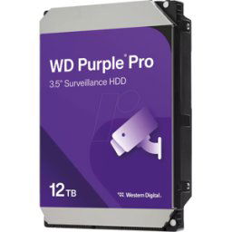 WESTERN DIGITAL WD122PURP - Disco duro de 12 TB WD Purple Pro - Vídeo