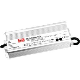 MEAN WELL MW HLG-320H-24A - Transformador LED, 320 W, 24 V CC, hasta 13,33 A