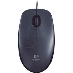 LOGITECH M90 - Ratón (mouse), cable, negro