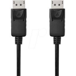 NEDIS N CCGL37010BK30 - Cable DisplayPort 1.2, 4K 60 Hz, 3,0 m