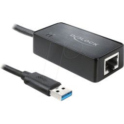 DELOCK 62121 - Tarjeta de red, USB 3.0, Gigabit Ethernet, 1 RJ45
