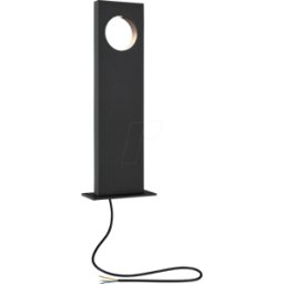 PAULMANN PLM 94380 - Luz de bolardo Ivo, 5,5 W, 150 lm, 3000K, IP65, gris