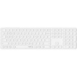 RAPOO E9810M WS - Teclado inalámbrico, Bluetooth/inalámbrico, blanco