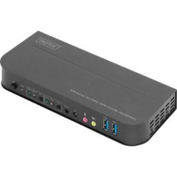 DIGITUS DIGI DS-12874 - Conmutador KVM de 2 puertos, HDMI