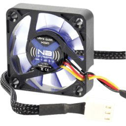 NOISEBLOCKER NOISEBLOCK XM1 - Bloqueador de ruido BlackSilent Ventilador XM1, 40 mm