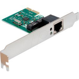 INTER-TECH IT77773001 - Tarjeta de red, PCI Express, Gigabit Ethernet, 1 RJ45