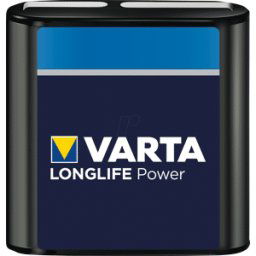 VARTA VAR AL 4,5 - Pila alcalina Longlife Power, bloque de 4,5 V, paquete de 1
