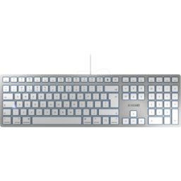 CHERRY JK-1610GB - Teclado, Mac, cable, slim, diseño: GB